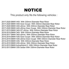 Charger l'image dans la galerie, Front Rear Ceramic Brake Pad Kit For BMW 335i 340i 440i xDrive Gran Coupe 435i 3