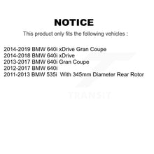 Charger l'image dans la galerie, Front Rear Ceramic Brake Pads Kit For BMW 535i 640i Gran Coupe xDrive