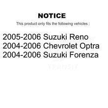 Charger l'image dans la galerie, Front Rear Ceramic Brake Pads Kit For Suzuki Forenza Reno Chevrolet Optra