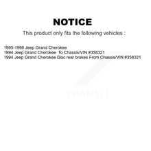 Charger l'image dans la galerie, Front Rear Ceramic Brake Pads Kit For Jeep Grand Cherokee