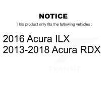 Load image into Gallery viewer, Front Coated Drilled Slotted Disc Brake Rotors Pair For Acura RDX ILX