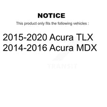 Load image into Gallery viewer, Front Coated Drilled Slotted Disc Brake Rotors Pair For Acura MDX TLX