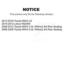 Charger l'image dans la galerie, Kit de Rotor de frein à disque à fente percée, revêtement avant et arrière, pour Toyota RAV4 Lexus HS250h 