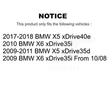 Charger l'image dans la galerie, Kit de rotors de frein à disque fendus percés avant et arrière pour BMW X5 X6 