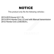 Charger l'image dans la galerie, Kit de Rotor de frein à disque fendu percé avant et arrière, pour Honda Civic Acura ILX 