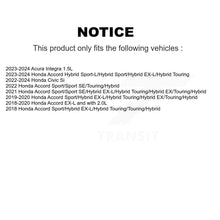 Charger l'image dans la galerie, Front Drilled Slot Disc Brake Rotor Ceramic Pad Kit For Honda Civic Accord Acura