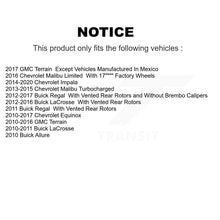 Charger l'image dans la galerie, Front Drilled Slot Brake Rotor Ceramic Pad Kit For Chevrolet Equinox GMC Terrain