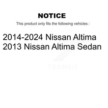 Charger l'image dans la galerie, Front Coated Drilled Slotted Disc Brake Rotors Ceramic Pad Kit For Nissan Altima