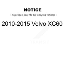 Load image into Gallery viewer, [Front] 2010-2015 Volvo XC60 Performance Drilled &amp; Slotted Brake Rotor &amp; Ceramic Pads Kit For Max Braking