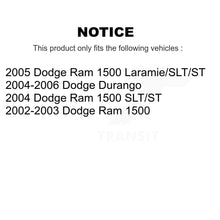 Charger l'image dans la galerie, Front Drilled Slot Disc Brake Rotor &amp; Ceramic Pad Kit For Dodge Ram 1500 Durango