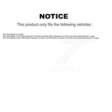 Load image into Gallery viewer, [Front] 2016-2021 Mazda CX-3 FWD Performance Drilled &amp; Slotted Brake Rotor &amp; Ceramic Pads Kit For Max Braking