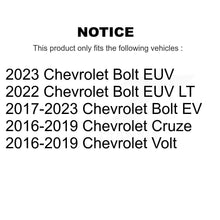 Charger l'image dans la galerie, Front Drilled Slot Brake Rotors Ceramic Pad Kit For Chevrolet Cruze Volt Bolt EV
