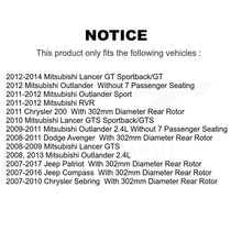 Charger l'image dans la galerie, Front Rear Drill Slot Brake Rotor Ceramic Pad Kit For Jeep Patriot Compass Dodge