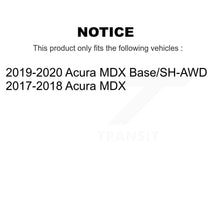 Charger l&#39;image dans la galerie, Front Rear Coated Drilled Slotted Disc Brake Rotor Ceramic Pad Kit For Acura MDX