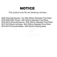 Load image into Gallery viewer, Front Rear Drilled Slot Brake Rotor Ceramic Pad Kit For Chevrolet Equinox Malibu