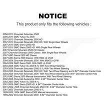 Charger l'image dans la galerie, Front Rear Drilled Slot Brake Rotor Ceramic Pad Kit For Chevrolet Silverado 2500