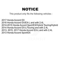 Load image into Gallery viewer, Front Rear Coated Drilled Slot Disc Brake Rotor Ceramic Pad Kit For Honda Accord