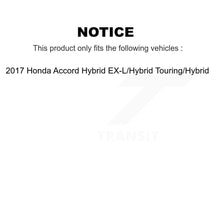 Load image into Gallery viewer, Front Rear Coated Drilled Slot Disc Brake Rotor Ceramic Pad Kit For Honda Accord