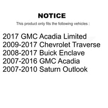 Charger l'image dans la galerie, Front Rear Drilled Slot Brake Rotor &amp; Ceramic Pad Kit For Chevrolet Traverse GMC