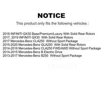 Charger l'image dans la galerie, Front Rear Drill Slot Brake Rotors Ceramic Pad Kit For Mercedes-Benz GLA250 QX30