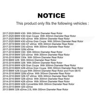 Load image into Gallery viewer, Rear Drilled Slot Brake Rotor Ceramic Pad Kit For BMW 328i xDrive 320i 330i 428i