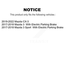 Load image into Gallery viewer, Rear Coated Drilled Slot Disc Brake Rotor Ceramic Pad Kit For Mazda 3 CX-3 Sport