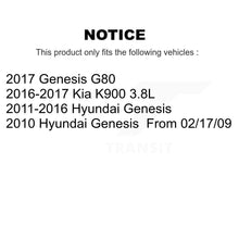 Charger l'image dans la galerie, Rear Drilled Slot Brake Rotor &amp; Ceramic Pad Kit For Hyundai Genesis G80 Kia K900