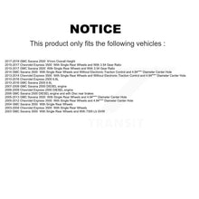 Load image into Gallery viewer, Rear Drill Slot Brake Rotors Ceramic Pad Kit For Chevrolet Express 3500 2500 GMC