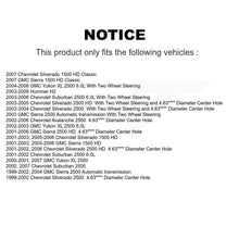 Load image into Gallery viewer, Rear Drill Slot Brake Rotors Ceramic Pad Kit For Chevrolet Silverado 2500 HD GMC