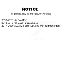 Load image into Gallery viewer, Front Coated Drilled Slotted Disc Brake Rotors &amp; Ceramic Pad Kit For Kia Soul EV