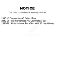 Load image into Gallery viewer, Front Rear Drill Slot Brake Rotor Ceramic Pad Kit For International IC TerraStar