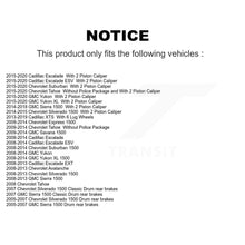 Load image into Gallery viewer, Front Drill Slot Brake Rotor Ceramic Pad Kit For Chevrolet Silverado 1500 GMC XL