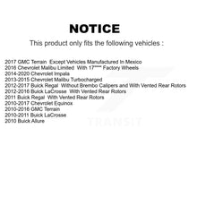 Charger l'image dans la galerie, Front Drilled Slot Brake Rotor Ceramic Pad Kit For Chevrolet Equinox GMC Terrain