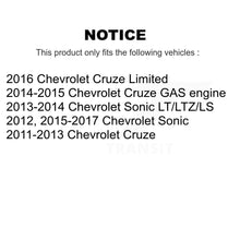 Load image into Gallery viewer, Front Drilled Slot Brake Rotor Ceramic Pad Kit For Chevrolet Cruze Sonic Limited
