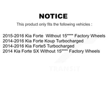 Load image into Gallery viewer, Front Coat Drill Slot Disc Brake Rotor Ceramic Pad Kit For Kia Forte Forte5 Koup