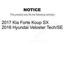 Charger l&#39;image dans la galerie, Front Drill Slot Brake Rotor Ceramic Pad Kit For Hyundai Veloster Kia Forte Koup