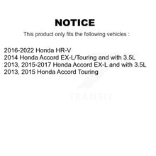 Charger l'image dans la galerie, Front Coated Drilled Slot Disc Brake Rotor Ceramic Pad Kit For Honda Accord HR-V