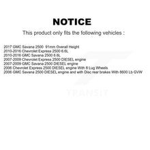 Charger l'image dans la galerie, Front Rear Drill Slot Brake Rotor Ceramic Pad Kit For Chevrolet Express 2500 GMC