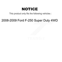 Charger l'image dans la galerie, Front Rear Drill Slot Brake Rotors Ceramic Pad Kit For Ford F-250 Super Duty 4WD