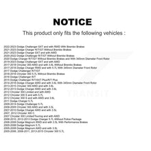 Load image into Gallery viewer, Front Rear Drill Slot Brake Rotor Ceramic Pad Kit For Dodge Charger Chrysler 300