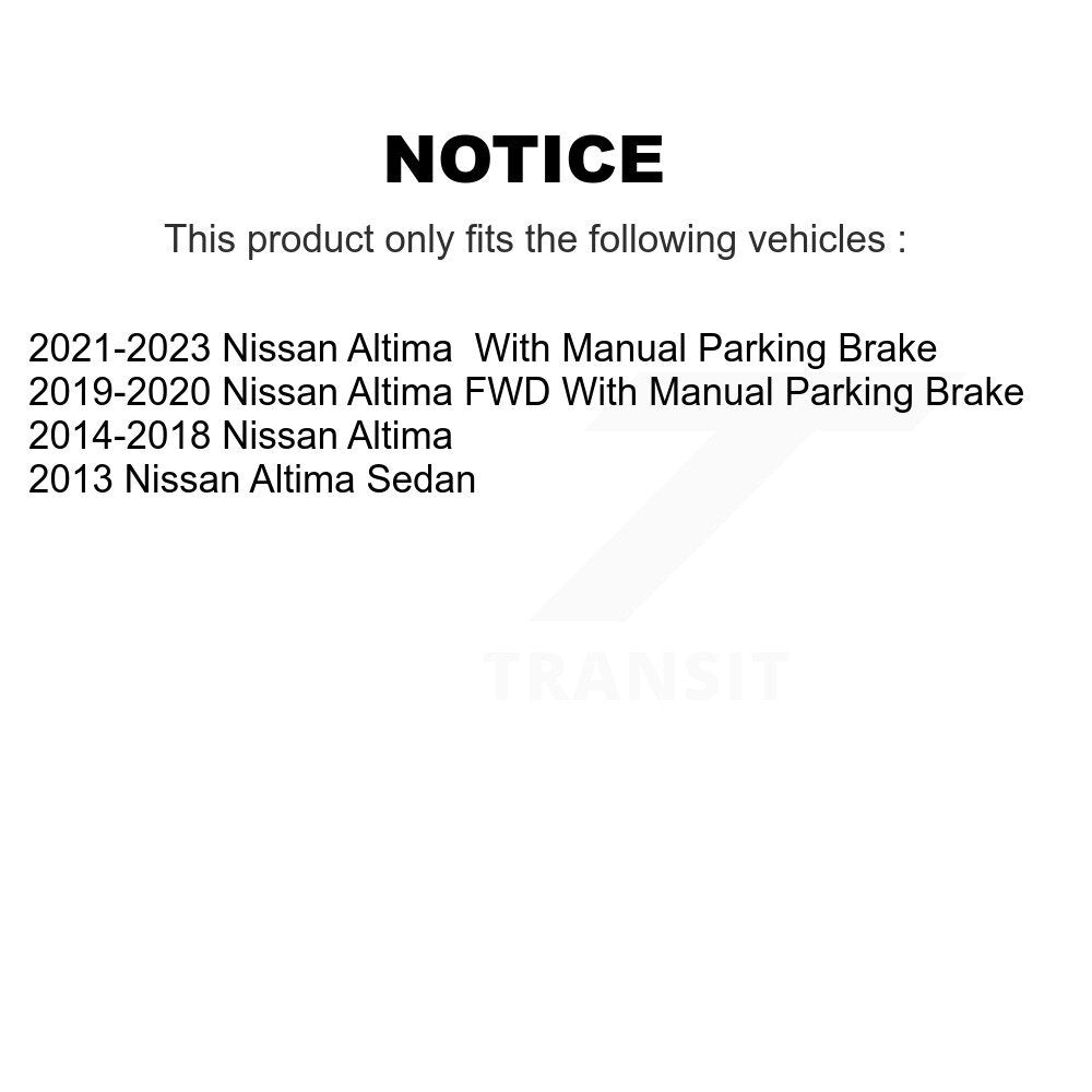 Front Rear Coated Drill Slot Disc Brake Rotors Ceramic Pad Kit For Nissan Altima