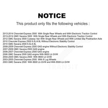 Load image into Gallery viewer, Rear Drill Slot Brake Rotors Ceramic Pad Kit For Chevrolet Express 2500 GMC 3500