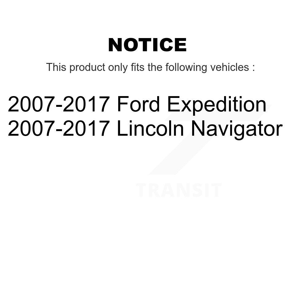 Rotor de frein à disque à fente arrière et Kit de plaquettes en céramique pour Ford Expedition Lincoln 