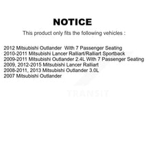 Load image into Gallery viewer, Rear Drill Slot Disc Brake Rotor Ceramic Pad Kit For Mitsubishi Lancer Outlander