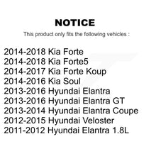 Charger l'image dans la galerie, Rear Drilled Slot Brake Rotor Ceramic Pad Kit For Hyundai Elantra Kia Soul Forte