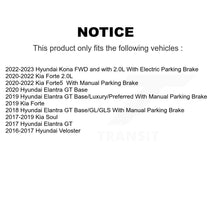 Load image into Gallery viewer, Rear Drill Slot Brake Rotors Ceramic Pad Kit For Kia Soul Forte Hyundai Veloster