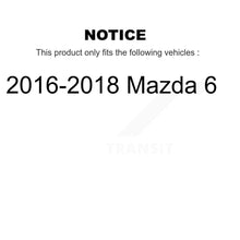 Load image into Gallery viewer, [Front+Rear] 2016-2018 Mazda 6 Performance Drilled &amp; Slotted Brake Rotor &amp; Ceramic Pads Kit For Max Braking
