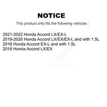 Load image into Gallery viewer, Front Rear Coated Drilled Slot Disc Brake Rotor Ceramic Pad Kit For Honda Accord