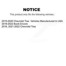 Load image into Gallery viewer, Front Rear Drill Slot Disc Brake Rotors Ceramic Pad Kit For Chevrolet Trax Buick