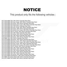 Load image into Gallery viewer, Rear Drill Slot Brake Rotor Ceramic Pad Kit For BMW 330i xDrive 335i 328i 430i 3